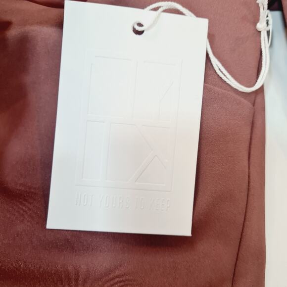 NOT YOURS TO KEEP Karma Midi Dress in Mocha Small - Picture 6 of 13